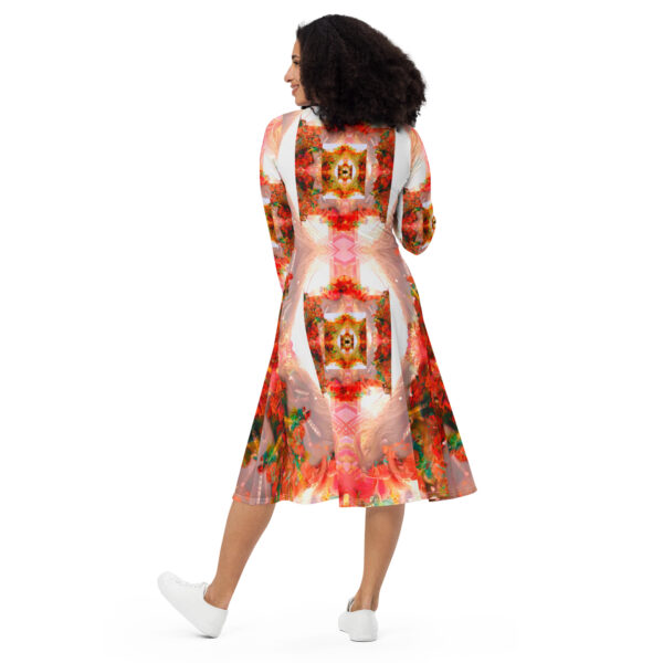 Long sleeve midi dress 613 - Image 3