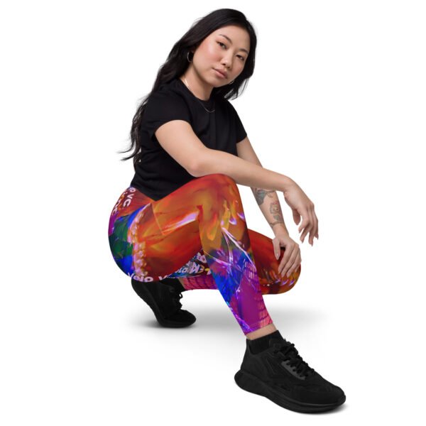 Crossover leggings with pockets 576 - Image 2