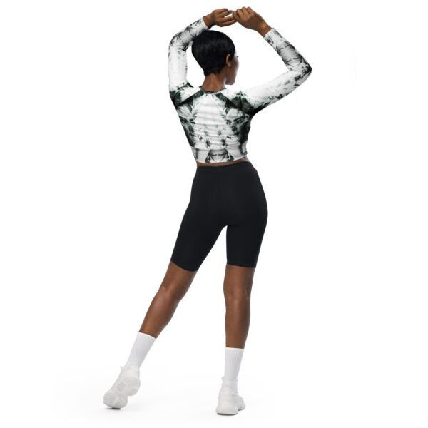 Recycled long-sleeve crop top - Image 4