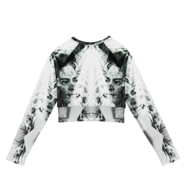 Recycled long-sleeve crop top - Image 5