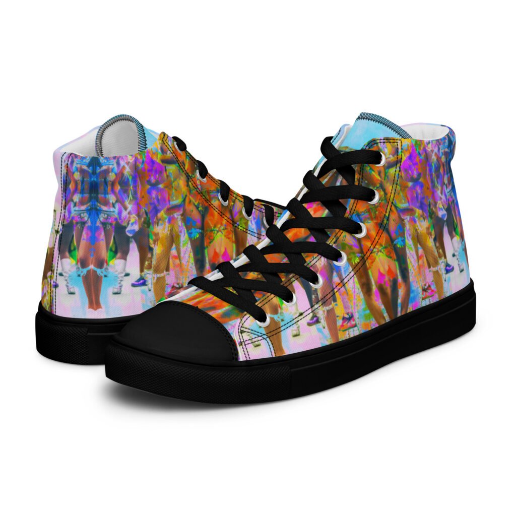 Baskets hautes en toile homme 2028