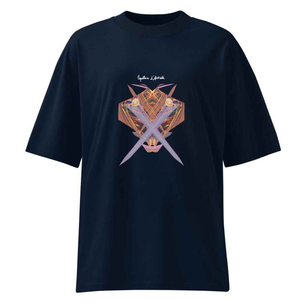 T-shirt unisexe A Bleu/Noir MeMyselfandI 377