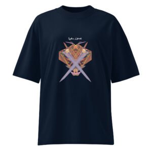 T-shirt unisexe A Bleu/Noir MeMyselfandI 377