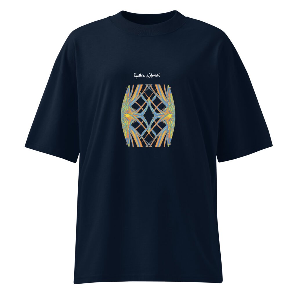 T-shirt unisexe A Bleu/Noir MeMyselfandI 348