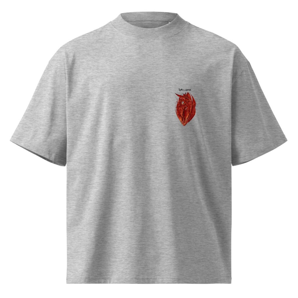 T-shirt unisexe Blanc/Gris B MeMyselfandI 391