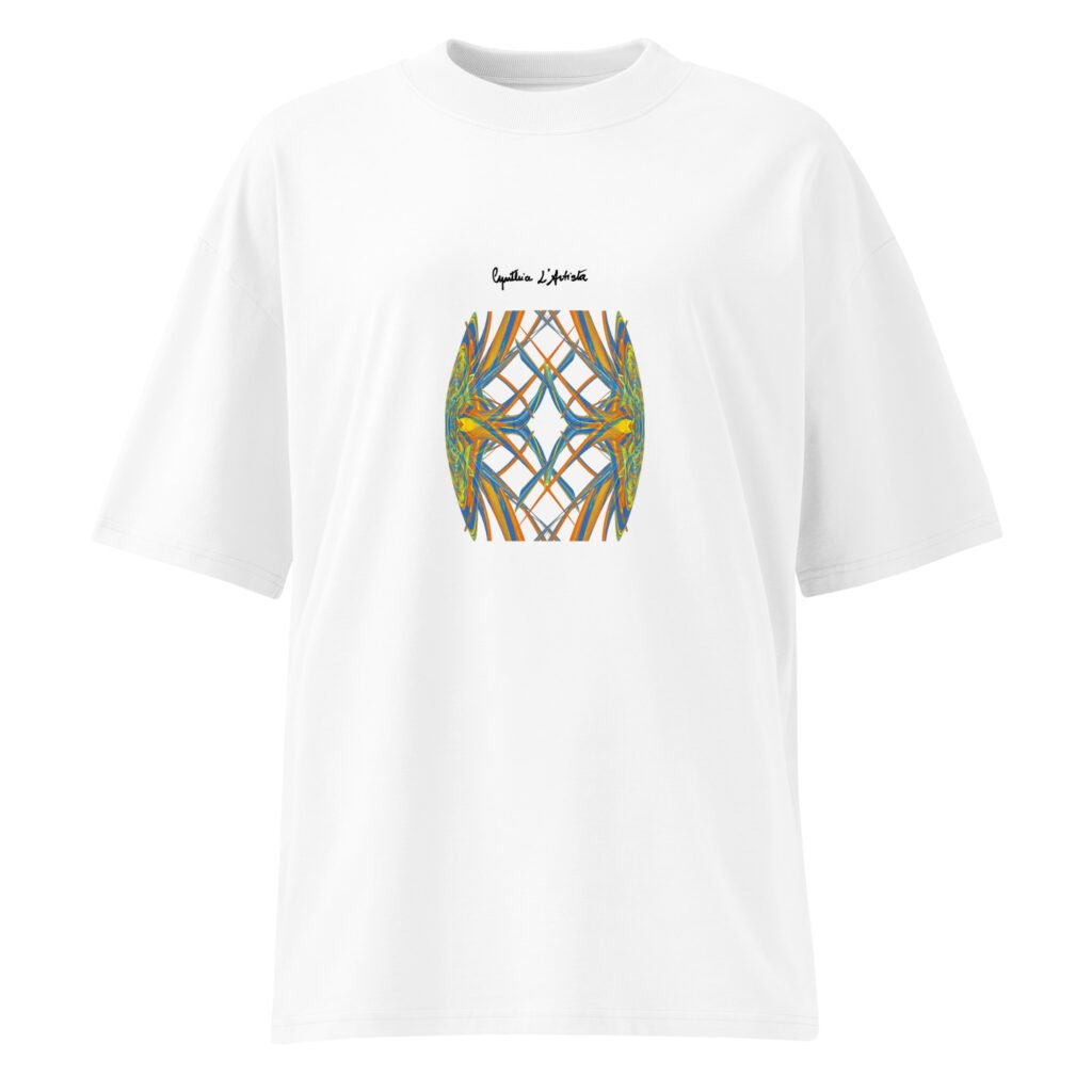 T-shirt unisexe A Blanc/Gris MeMyselfandI 348